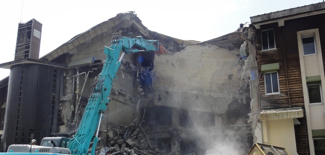 伸清開発の事業 解体撤去工事