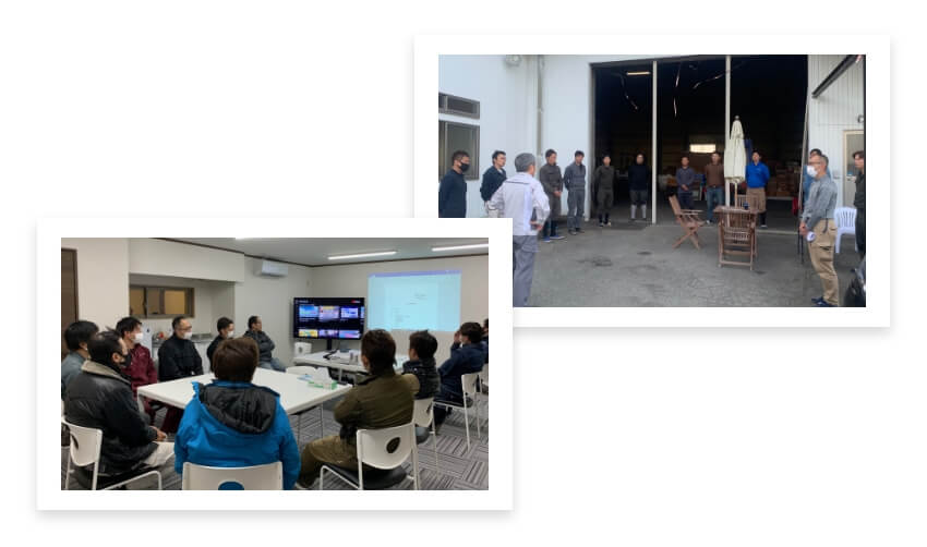 POINT2 全員の安全第一!ずっと無事故・無災害を目指して。